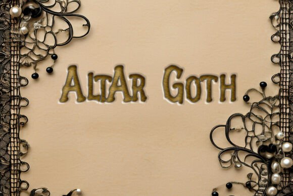 Altar Goth: A Display Font That Demands Attention for Your Brand