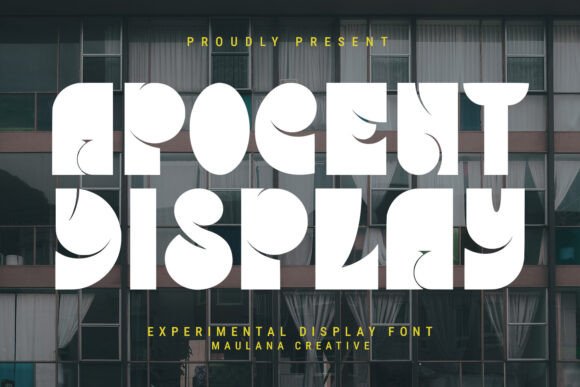 Apocent: A Bold Font for Creative Makers