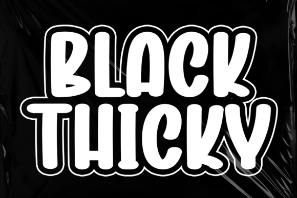 Black Thicky Font for Bold Web Design