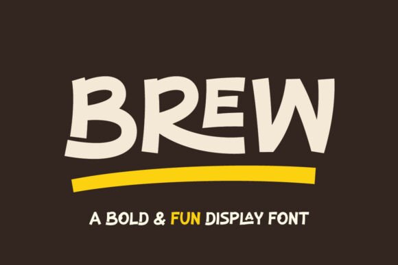 Brew: A Bold Font for Creative Makers