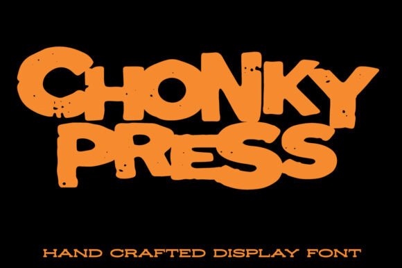 Chonky Press: Bold Font for Business