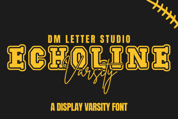 Echoline Varsity Font