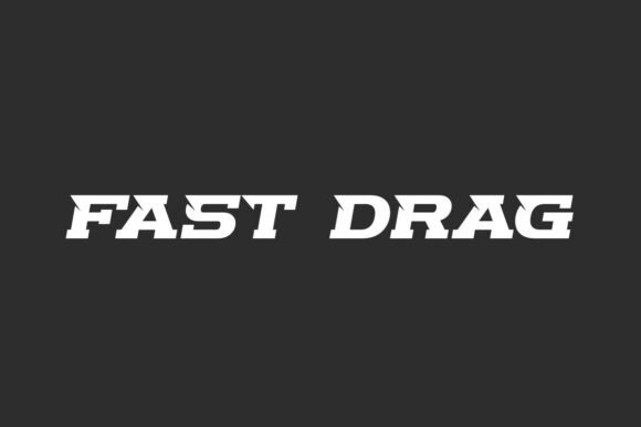 Fast Drag: A Display Font Built for Speed and Editorial Impact