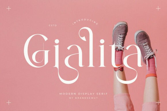 Gialita: A Display Serif Font for Elegant Brand Design