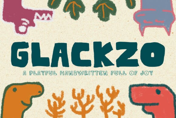 Glackzo: A Bold Display Font for Editorial Design