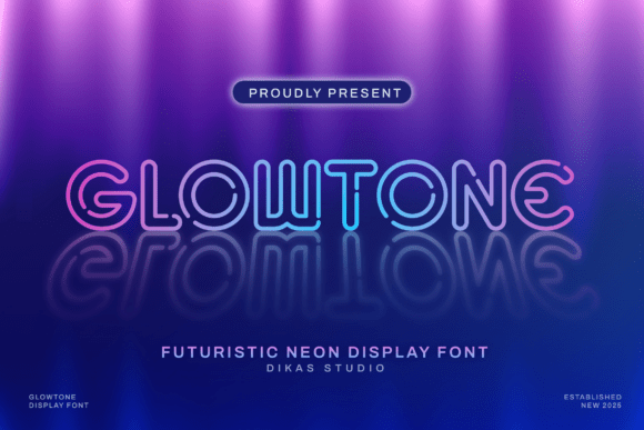 Glowtone: A Neon Sign Display Font for Bold Branding
