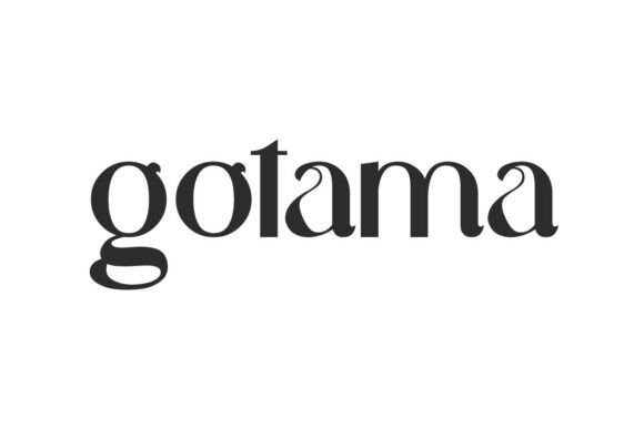 Gotama Display Font for Modern Luxury Branding Online