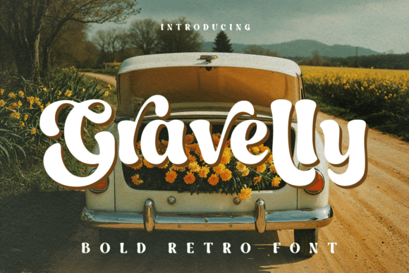 Gravelly Regular: A Bold Retro Display Font for Modern Design
