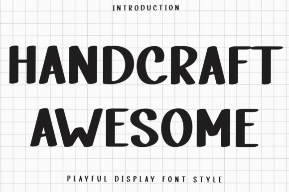 Handcraft Awesome Font: A Designerβs Take on Soft, Unique Branding