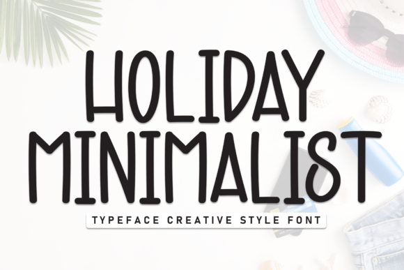 Holiday Minimalist Font for Creative Projects