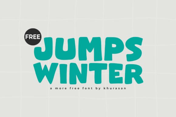 Jumps Winter: A Modern Display Font for Editorial and Brand Design