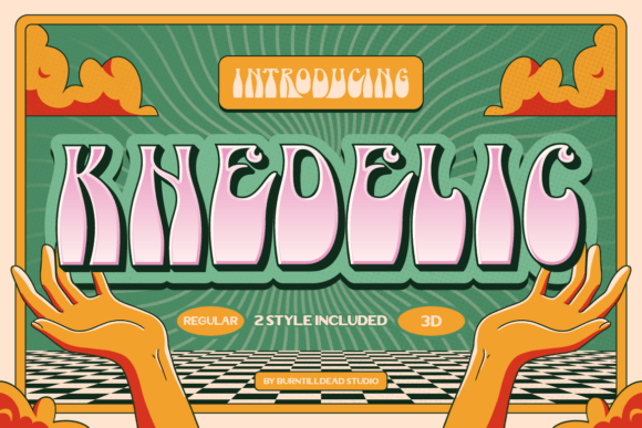 Khedelic Display Font Review: A Retro Futurism Typeface for Campaign Designers