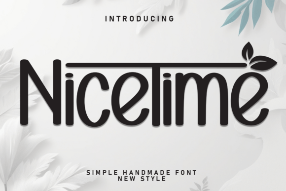 Nicetime Font: Handwritten Elegance