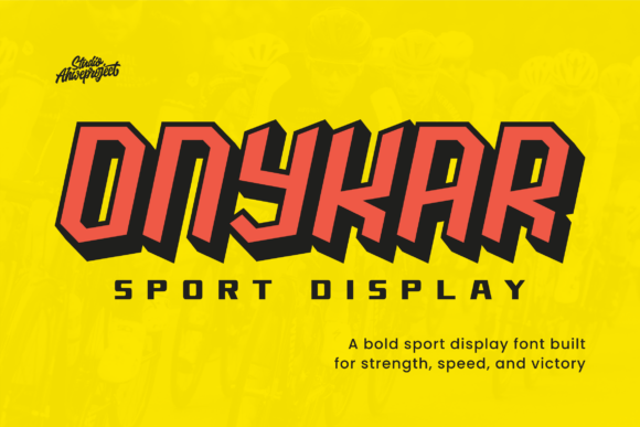 Onykar Display Font: Built for Speed and Victory in Your Shop