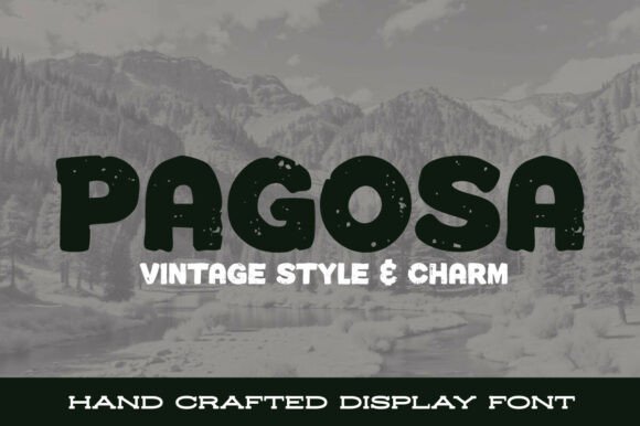 Pagosa Font: Vintage Style for Web Design