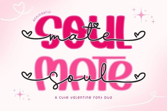 Soulmate Duo Font for Creative Makers