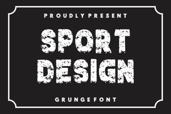 Sport Design: A Bold Display Font for Everyday Branding
