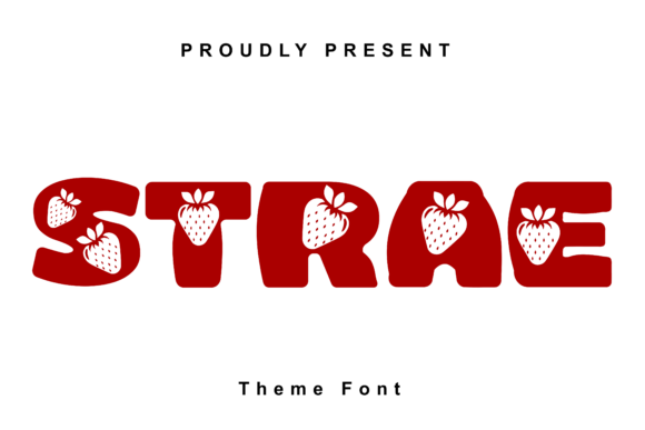 Strae: A Sweet Display Font