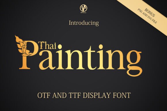 Thai Painting Font for Web Design