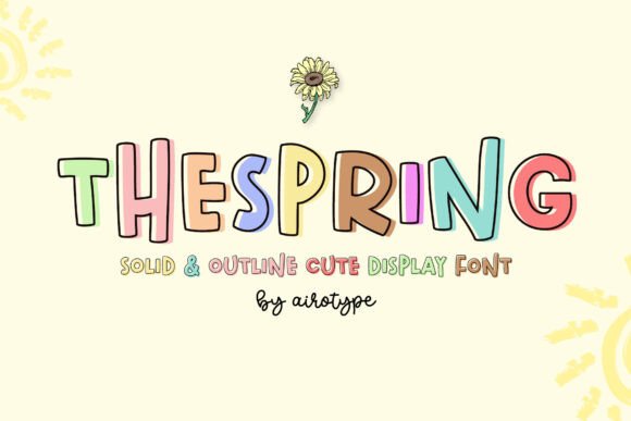 The Spring Font for Web Design