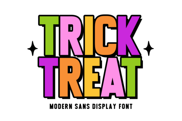 Tricktreat Regular: A Bold Display Font for Festive Web Designs